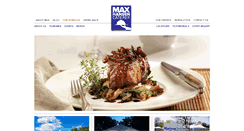 Desktop Screenshot of maxhansencaterer.com
